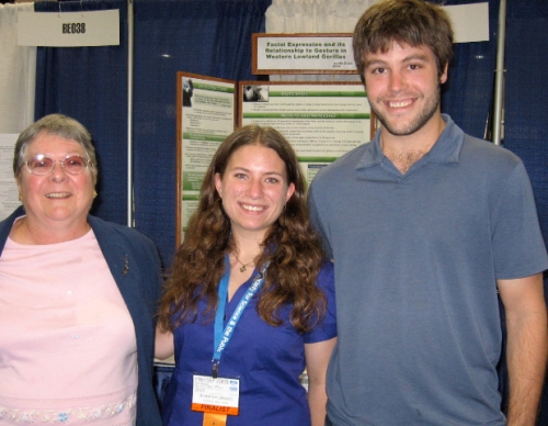 Joanne Tanner, Jennifer Drias and Marcus Perlman at the International Science and Engineering Fair in Reno Nevada, May 2009